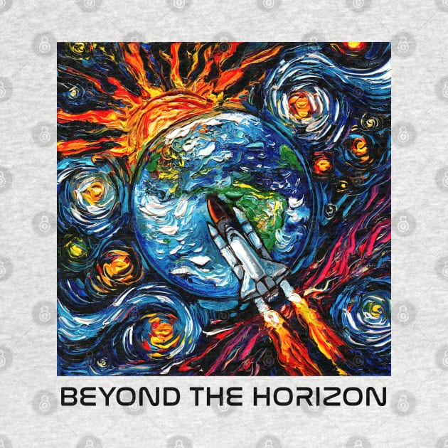 Beyond The Horizon (black type) by sagittariusgallery